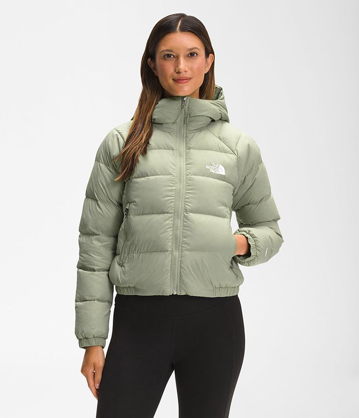 The North Face Winterjas Dames Hydrenalite Hoodie AKOJ43976 - Groen